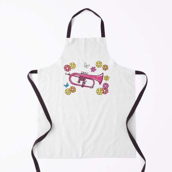Item preview, Floral Flugelhorn Horn Player Mom Female Brass Musician designed and sold by doodlerob.