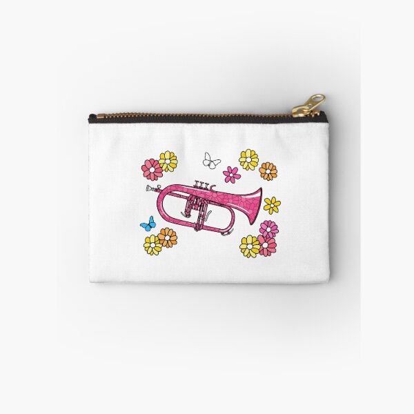 Item preview, Floral Flugelhorn Horn Player Mom Female Brass Musician designed and sold by doodlerob.