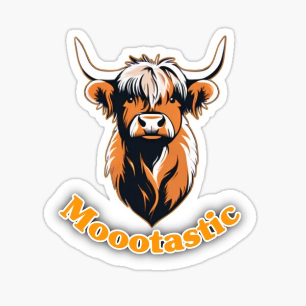 Vista previa del artículo con la obra «Moootástico», diseñado y vendido por RadManDesigns.