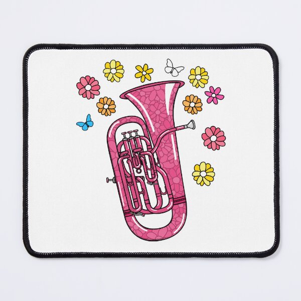 Item preview, Floral Euphonium Player Mom Female Brass Musician designed and sold by doodlerob.
