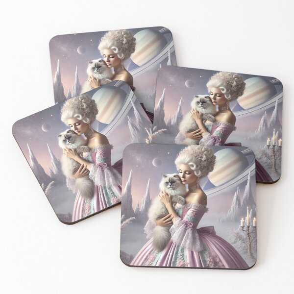 Item preview, Whispers of Titan: A Rococo Cat's Embrace designed and sold by DeenaDee.