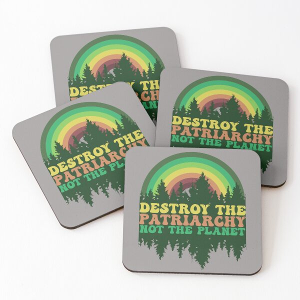 Item preview, Feminism Destroy the Patriarchy Not The Planet Feminist Nature Lover Earth Day designed and sold by alenaz.
