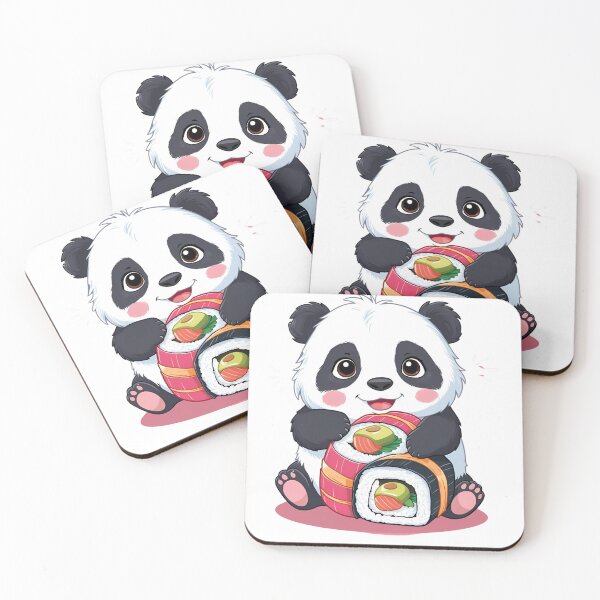 Item preview, Kawaii Panda Hugging Sushi designed and sold by GrafiShop.
