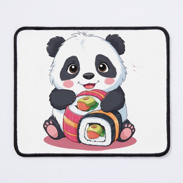 Item preview, Kawaii Panda Hugging Sushi designed and sold by GrafiShop.