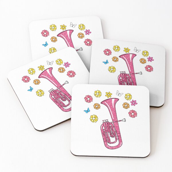Artikelvorschau, Floral Tenorhornspielerin Mutter Weibliche Blechbläserin entworfen und verkauft von doodlerob.