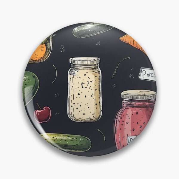 Artikelvorschau, Spreewald Pickles & Sommerfrüchte Muster entworfen und verkauft von AI-Zauberwelt.