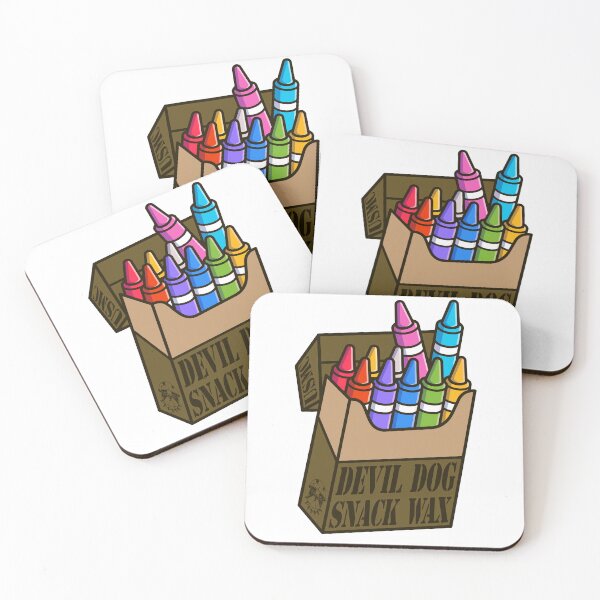 Item preview, USMC, Crayon Eater, Devil Dog Snack Wax designed and sold by TheGingerEffect.
