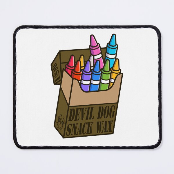 Item preview, USMC, Crayon Eater, Devil Dog Snack Wax designed and sold by TheGingerEffect.