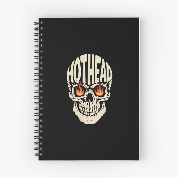 Item preview, Hothead Flaming Skull Design Edgy Gothic Art Temper Anger designed and sold by w1ckerman.