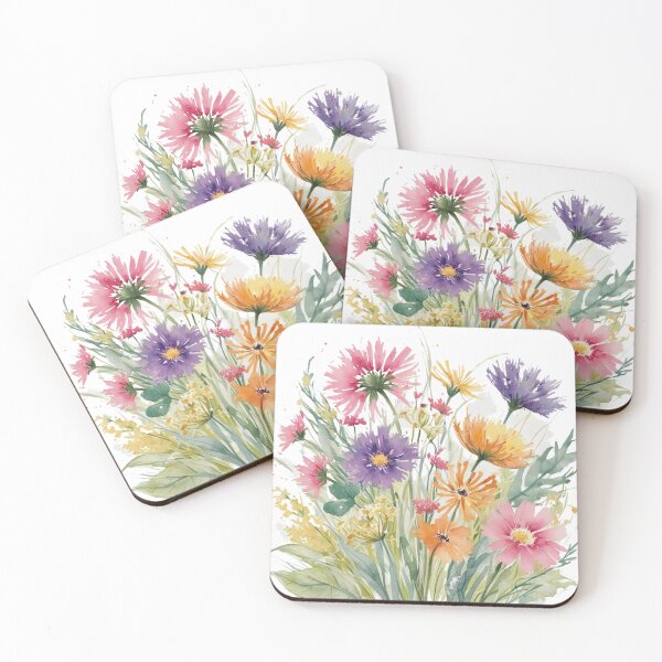 Item preview, "Whimsical Watercolor Wildflower Bouquet | Vibrant Floral " designed and sold by STmez Design.