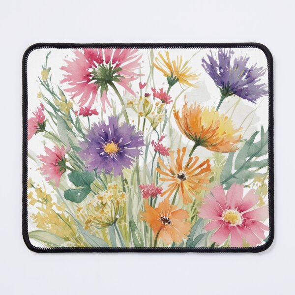 Item preview, "Whimsical Watercolor Wildflower Bouquet | Vibrant Floral " designed and sold by STmez Design.