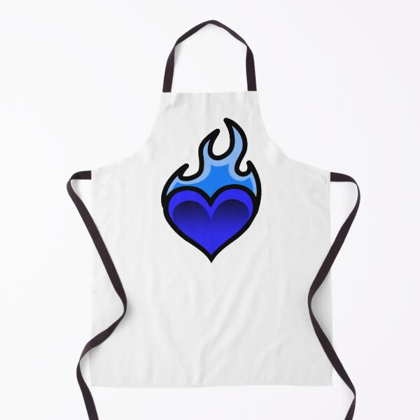 Item preview, Flame Heart Blue designed and sold by Queen-Rosaleen.