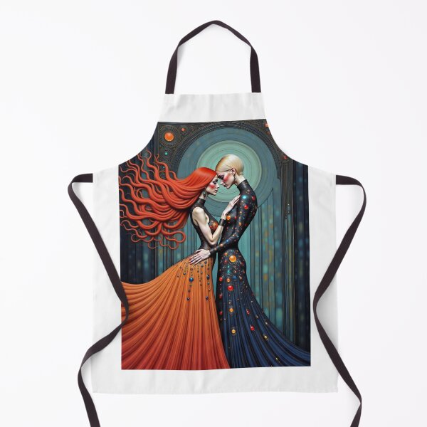 Item preview, Mystic Lesbian Romance – Surreal Illustration designed and sold by ranker666.