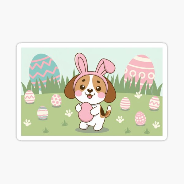 Item preview, Easter Beagle Magic designed and sold by NeatThingLover.