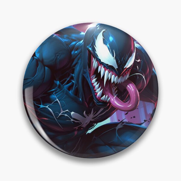 Item preview, Venomous Fury Wall Art – Dark Symbiotic Warrior Print designed and sold by iPhoneGuy.