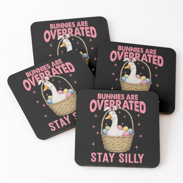 Item preview, Bunnies Are Overrated Stay Silly Funny Goose Easter Day designed and sold by Vincent-Cloud.