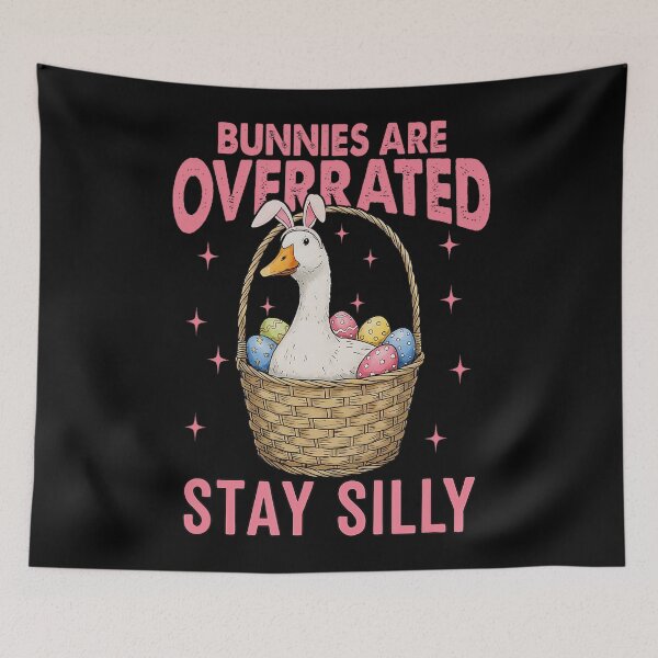 Item preview, Bunnies Are Overrated Stay Silly Funny Goose Easter Day designed and sold by Vincent-Cloud.