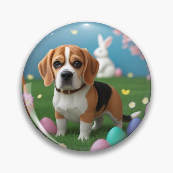Item preview, Colorful Easter Beagle designed and sold by NeatThingLover.