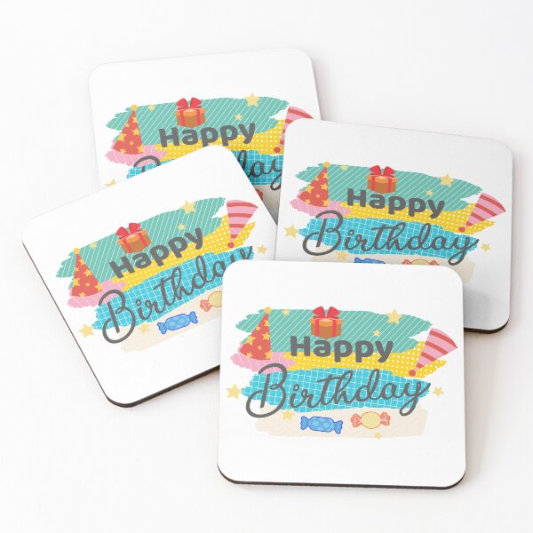 Item preview, Fun & Colorful Happy Birthday Design | Party Celebration Art designed and sold by Chillspire.