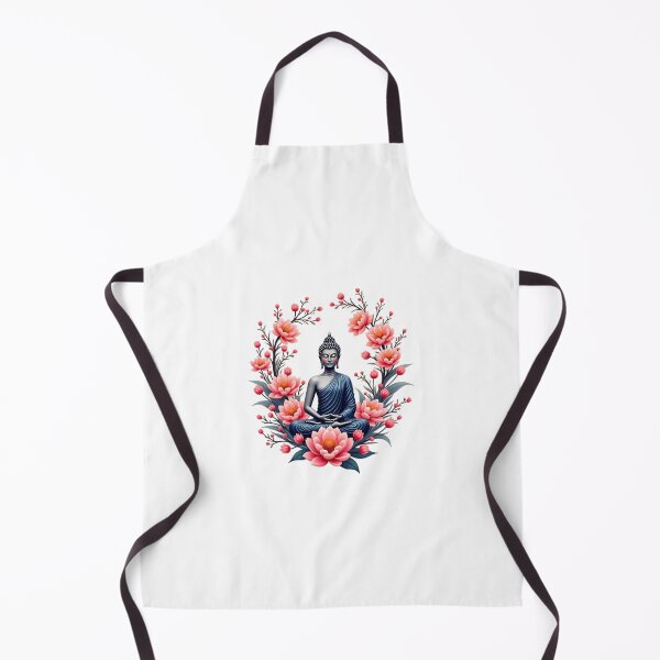 Item preview, beautiful buda with lotus flowers designed and sold by nicnacc.