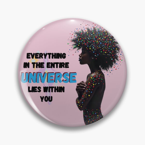 Item preview, Afro Universe Cosmic Girl Art – Colorful Starry Vibes designed and sold by QPTheeArtist.
