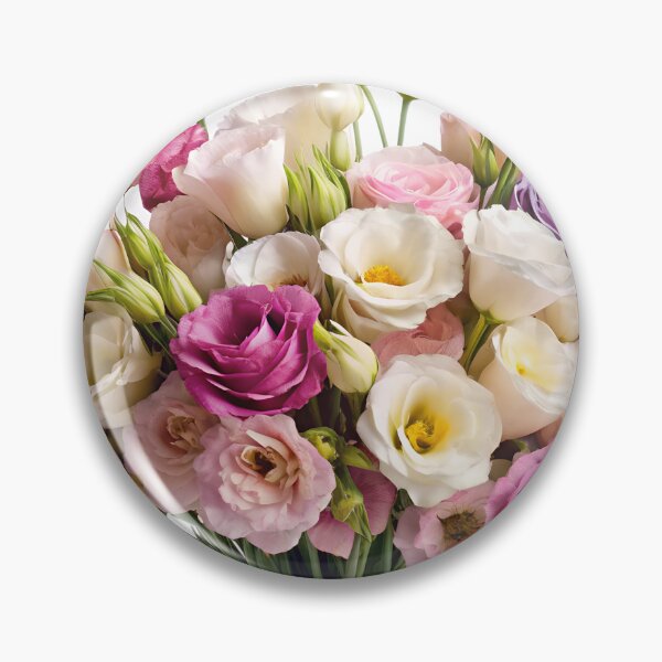 Item preview,  beautiful wedding eustoma bouquet designed and sold by DuskTillDown.