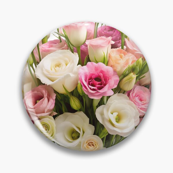 Item preview, Beautiful wedding eustoma bouquet designed and sold by DuskTillDown.