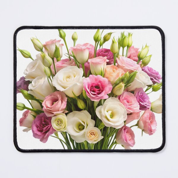 Item preview, Beautiful wedding eustoma bouquet designed and sold by DuskTillDown.