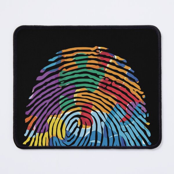 Item preview, Autism Spectrum Disorder Awareness Fingerprint designed and sold by smartrocket.