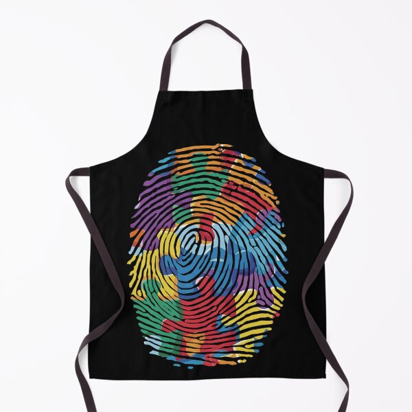 Item preview, Autism Spectrum Disorder Awareness Fingerprint designed and sold by smartrocket.