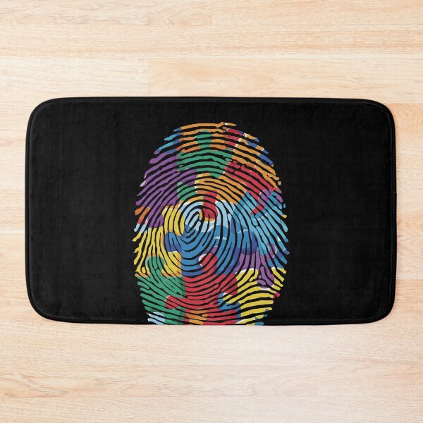 Item preview, Autism Spectrum Disorder Awareness Fingerprint designed and sold by smartrocket.