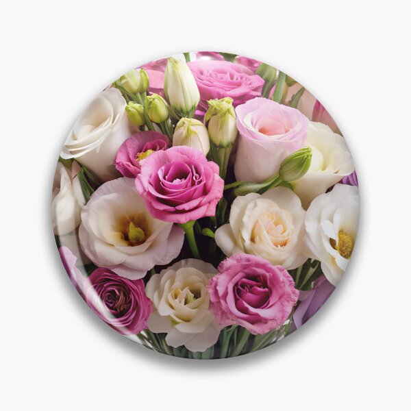 Item preview, Beautiful wedding eustoma bouquet designed and sold by DuskTillDown.