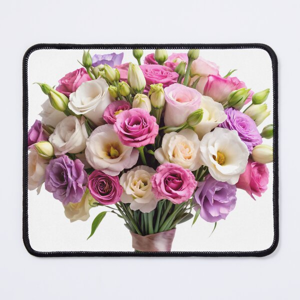 Item preview, Beautiful wedding eustoma bouquet designed and sold by DuskTillDown.
