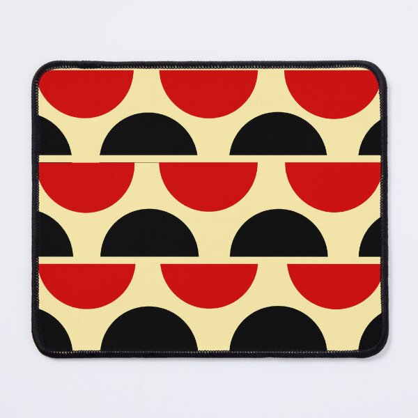 Item preview, Semicircle Pattern In Red Yellow and Black designed and sold by studioart.