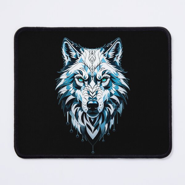Item preview, Wolf illustration - BLUE designed and sold by StefAnimal.