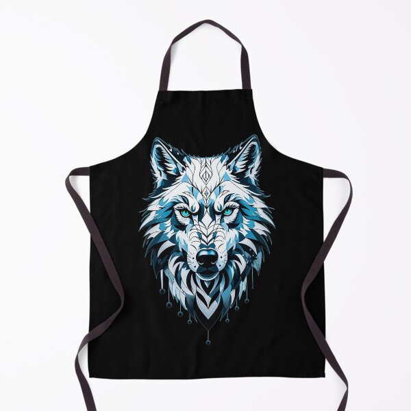 Item preview, Wolf illustration - BLUE designed and sold by StefAnimal.