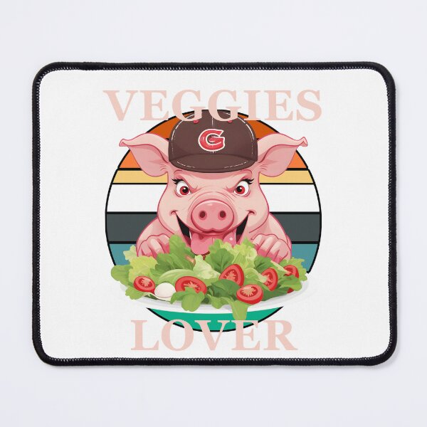 Item preview, Pink Pig Veggies Lover 01 designed and sold by Museum Of Non-Existing Art.