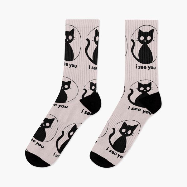 Item preview, I See You – Minimal Black Cat designed and sold by SteadyRolling.