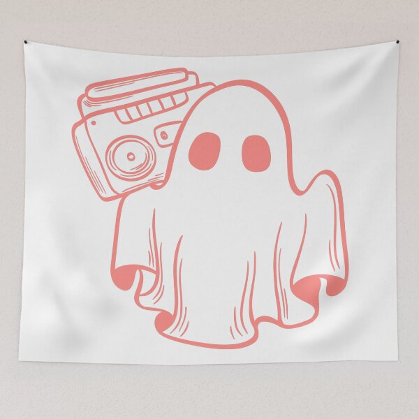 Item preview, boombox ghost designed and sold by broadwaygirl142.