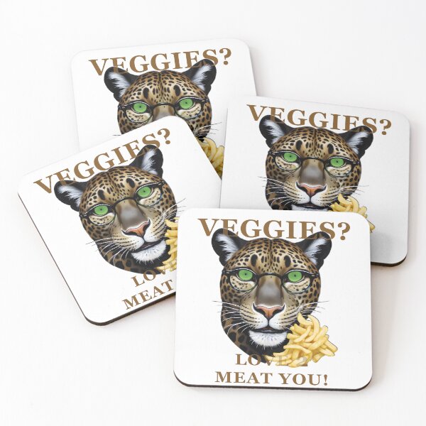 Item preview, Leopard Veggies Lover? Love 2 Meat you designed and sold by Museum Of Non-Existing Art.