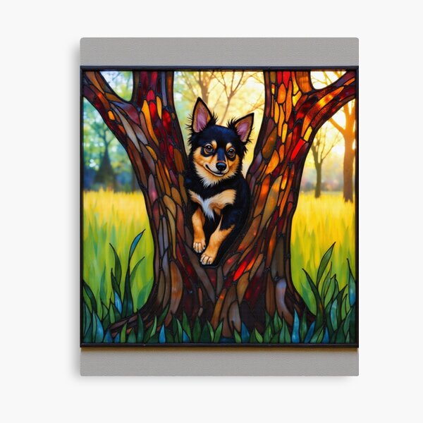 Item preview, Puppy in a tree designed and sold by Nimrodious.