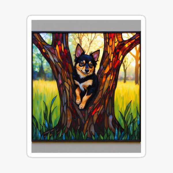 Item preview, Puppy in a tree designed and sold by Nimrodious.