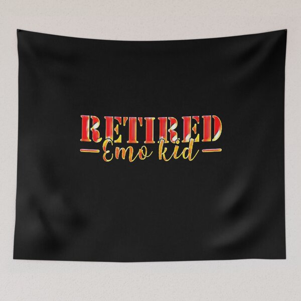 Item preview, Retired Emo Kid Funny Quote designed and sold by creativerooney.