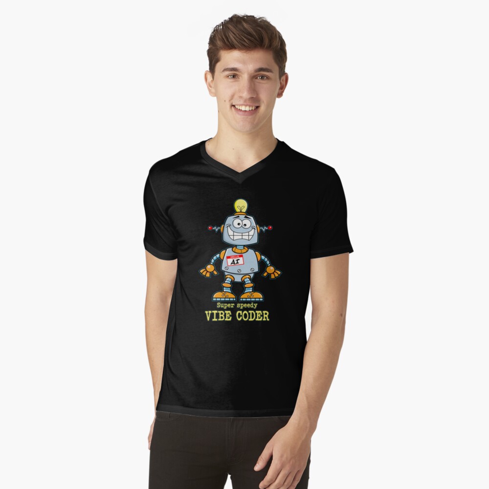 Item preview, V-Neck T-Shirt designed and sold by UltraQuirky.