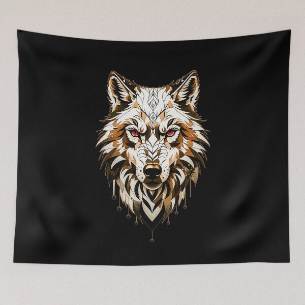Item preview, Wolf illustration - ORANGE designed and sold by StefAnimal.