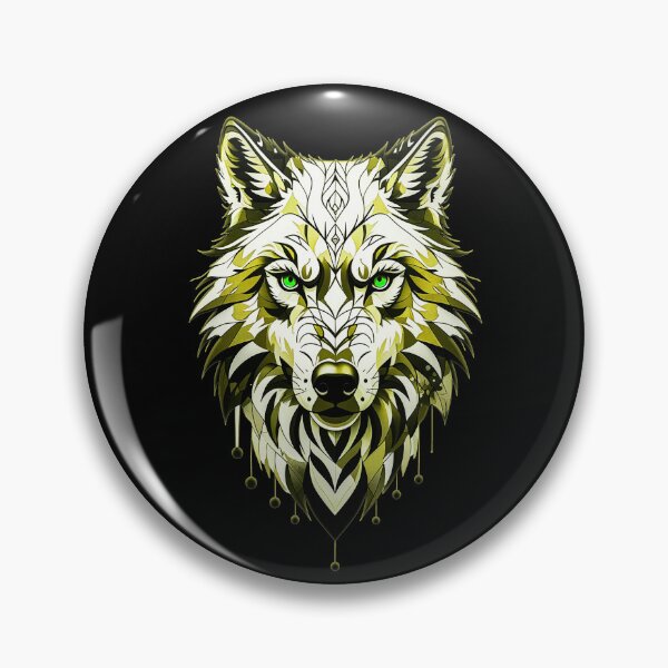 Item preview, Wolf illustration - YELLOW designed and sold by StefAnimal.
