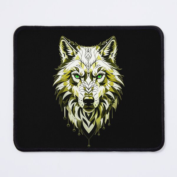 Item preview, Wolf illustration - YELLOW designed and sold by StefAnimal.