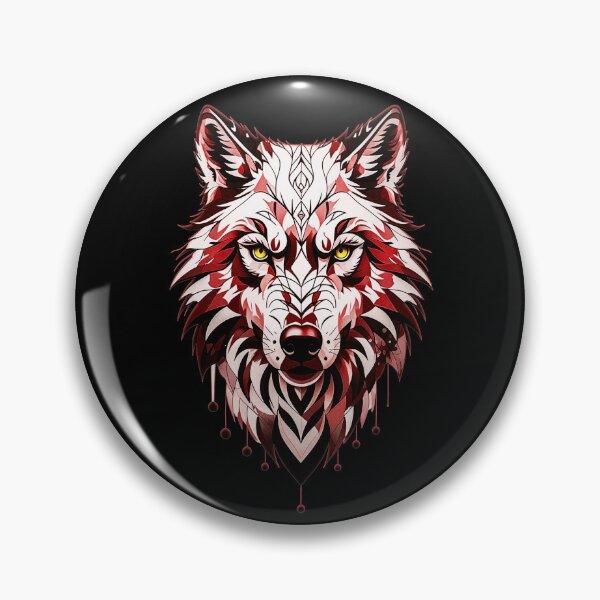 Item preview, Wolf illustration - RED designed and sold by StefAnimal.