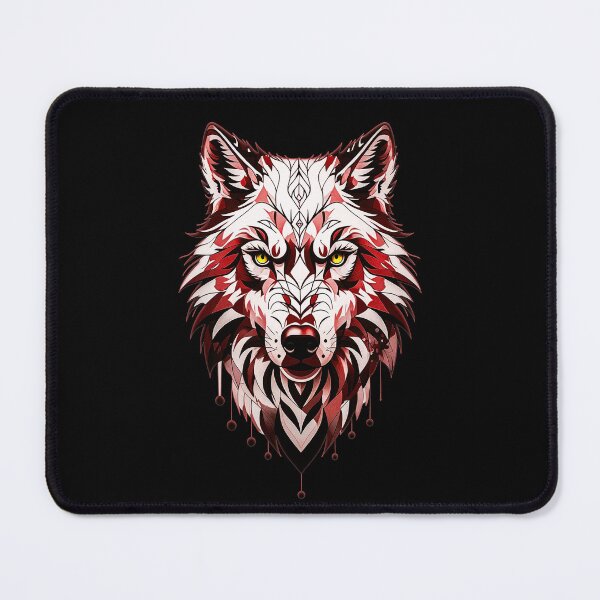 Item preview, Wolf illustration - RED designed and sold by StefAnimal.