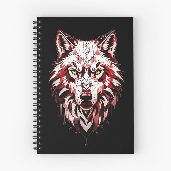 Item preview, Wolf illustration - RED designed and sold by StefAnimal.